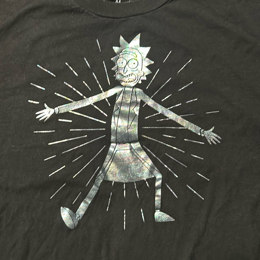 Rick and Morty T-Shirt Holograhic Rick XL